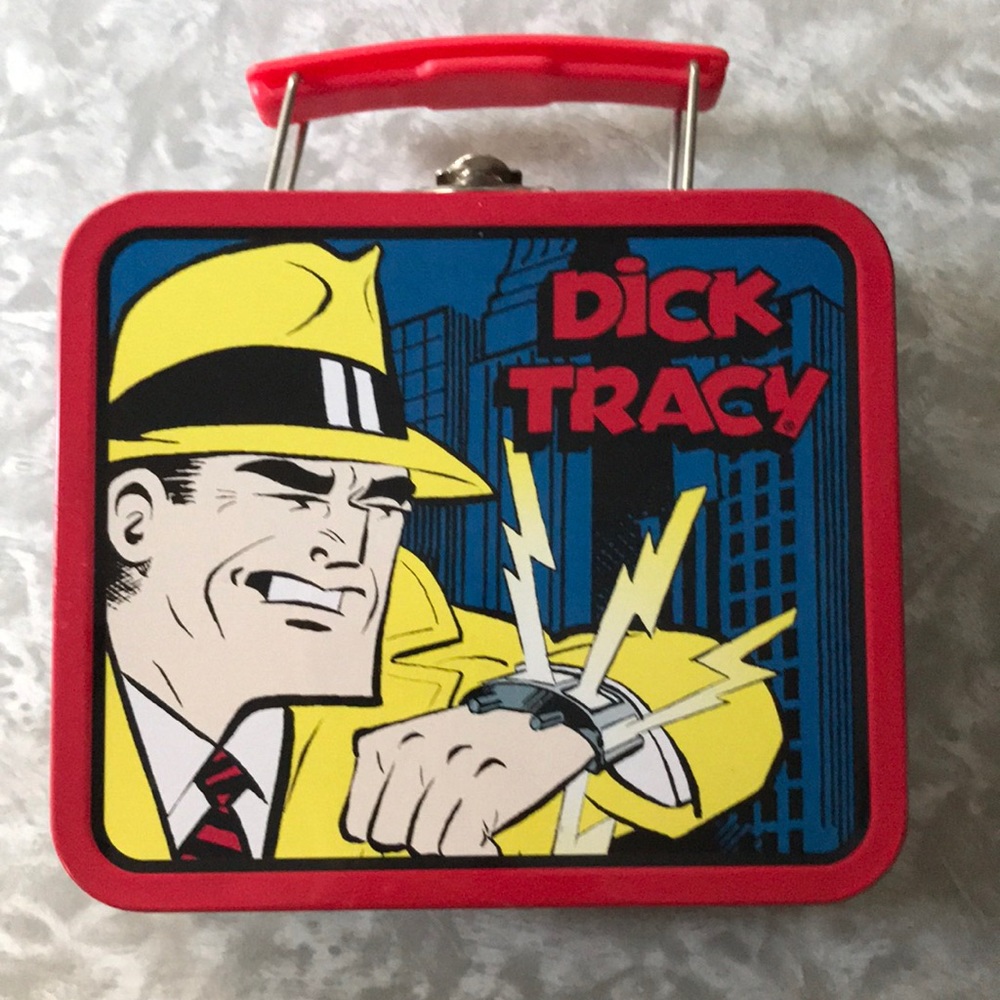 Lunch box Dick Tracy mini lunch box tin